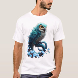 知恵の瞬間、魔法、かわいい威厳のあるフクロウ。 Tシャツ