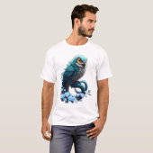 知恵の瞬間、魔法、かわいい威厳のあるフクロウ。 Tシャツ (正面フル)