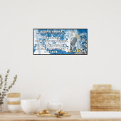 知恵の祈りの言葉 ポスター (キッチン)