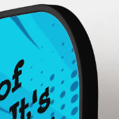 知恵の言葉おもしろい漫画恋人の引用文 ピックルボールラケット (左詳細)