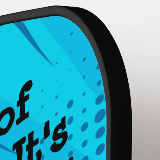 知恵の言葉おもしろい漫画恋人の引用文 ピックルボールラケット (左詳細)