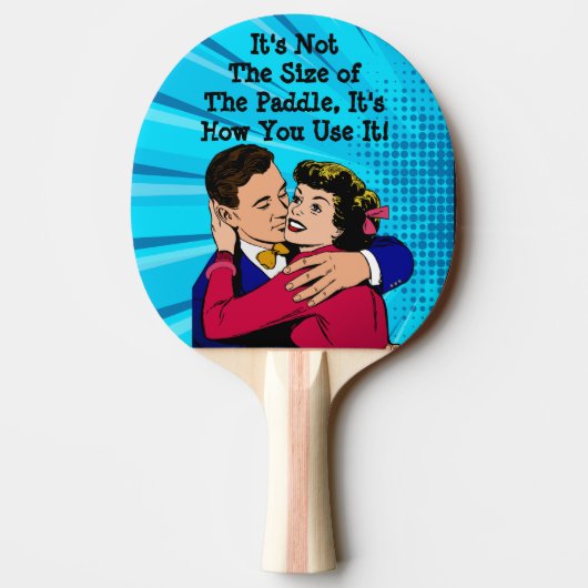 知恵の言葉おもしろい漫画恋人の引用文 卓球ラケット (裏面)