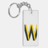 知恵の言葉を引用文にモットーする キーホルダー (正面左)