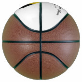 知恵の言葉を引用文にモットーする バスケットボール (右)