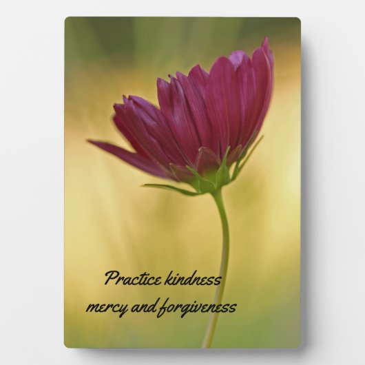 知恵の言葉イーゼル付き卓上プラーク フォトプラーク (正面)