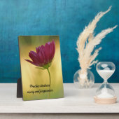 知恵の言葉イーゼル付き卓上プラーク フォトプラーク (側面)