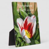 知恵の言葉イーゼル付き卓上プラーク フォトプラーク (側面)