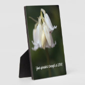 知恵の言葉イーゼル付き卓上プラーク フォトプラーク (側面)