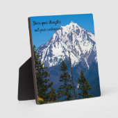 知恵の言葉イーゼル付き卓上プラーク フォトプラーク (正面)