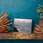 知恵の言葉イーゼル付き卓上プラーク フォトプラーク (側面)