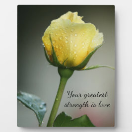 知恵の言葉イーゼル付き卓上プラーク フォトプラーク