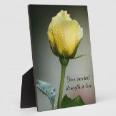 知恵の言葉イーゼル付き卓上プラーク フォトプラーク (側面)