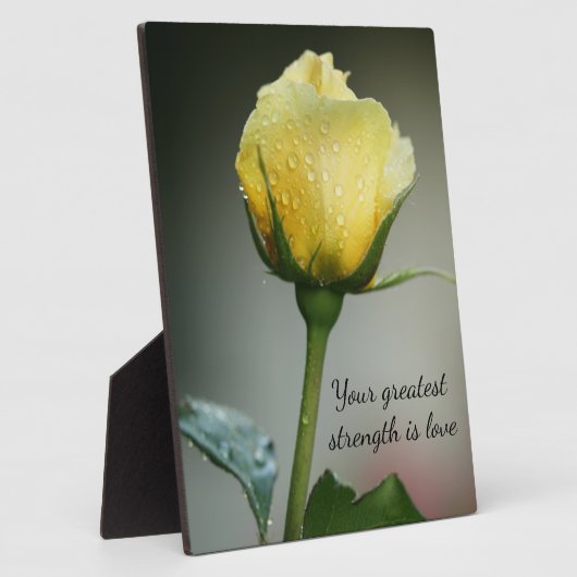 知恵の言葉イーゼル付き卓上プラーク フォトプラーク (側面)