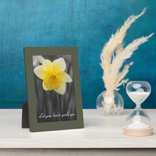 知恵の言葉イーゼル付き卓上プラーク フォトプラーク (側面)