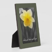 知恵の言葉イーゼル付き卓上プラーク フォトプラーク (側面)