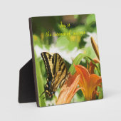 知恵の言葉イーゼル付き卓上プラーク フォトプラーク (正面)