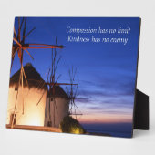 知恵の言葉イーゼル付き卓上プラーク フォトプラーク (側面)