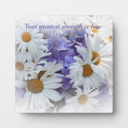 知恵の言葉イーゼル付き卓上プラーク フォトプラーク (正面)