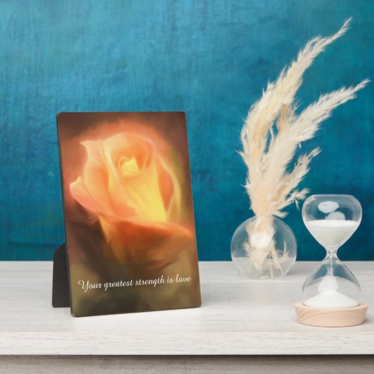 知恵の言葉イーゼル付き卓上プラーク フォトプラーク (側面)