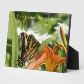 知恵の言葉イーゼル付き卓上プラーク フォトプラーク (側面)