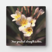 知恵の言葉イーゼル付き卓上プラーク フォトプラーク (正面)