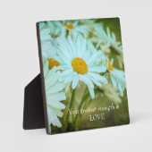 知恵の言葉イーゼル付き卓上プラーク フォトプラーク (正面)