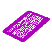 知恵の言葉計画のないゴールは単なるWIである マグネット (左側)