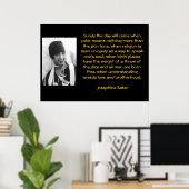 知恵の言葉：ジョセフィーヌベーカーズ ポスター (ホームオフィス)