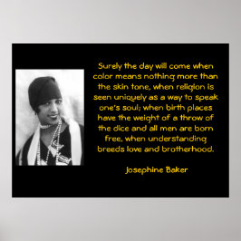 知恵の言葉：ジョセフィーヌベーカーズ ポスター