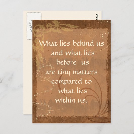 知恵の言葉 ポストカード (正面/裏面)