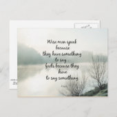 知恵の言葉 ポストカード (正面/裏面)