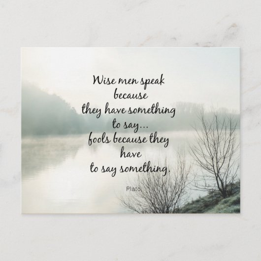 知恵の言葉 ポストカード (正面)