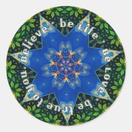 知恵の言葉 – Be Life Sticker ラウンドシール