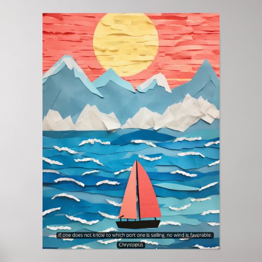 知恵の風:クリシプスのストイック洞察 ポスター (正面)