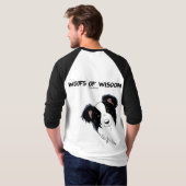 知恵のTシャツのWoofs Tシャツ (裏面フル)