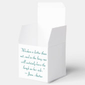 知恵はジェーン・オースティン引用文より良い フェイバーボックス (オープン)