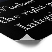 知恵は知っている – アートプリント ポスター (角)