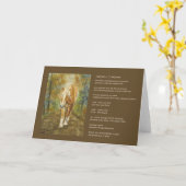 知恵への別れ カード (黄色い花)