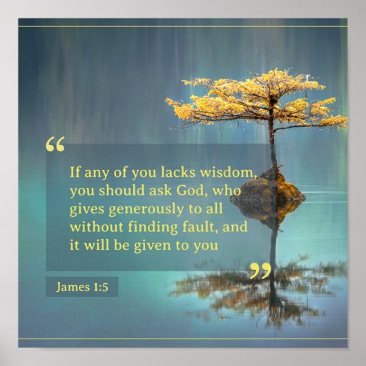 知恵もしが無い者は誰でも神に仕え頼る ポスター (正面)