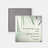 知恵やる気を起こさせる仏の写教え真 マグネット (正面/裏面)