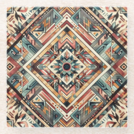 知恵を求める人 ガラスコースター