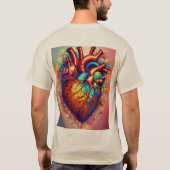 知恵を織りなさい。 Tシャツ (裏面)