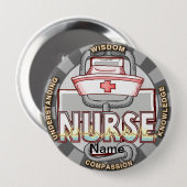 知恵カスタムナースピン 缶バッジ (正面&裏面)