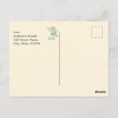 知恵パーソナライズされた祈りの言葉写真と名前。.. ポストカード (裏面)