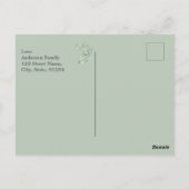 知恵パーソナライズされた祈りの言葉写真と名前。.. ポストカード (裏面)