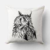 知恵フクロウ クッション (正面)