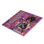 知恵予測できな婦人の傲慢セラミックタイル タイル (側面)