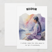 知恵前向き確認カード シーズンカード (正面/裏面)