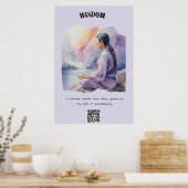 知恵前向き肯定 ポスター (キッチン)