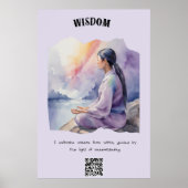 知恵前向き肯定 ポスター (正面)